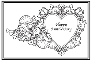 Color Me Anniversary Cards