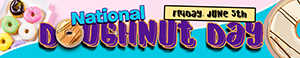 National Doughnut Day Cart Signs & Banners