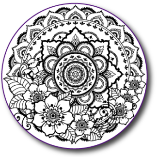 Mandala & ZenTangle Coloring Pages